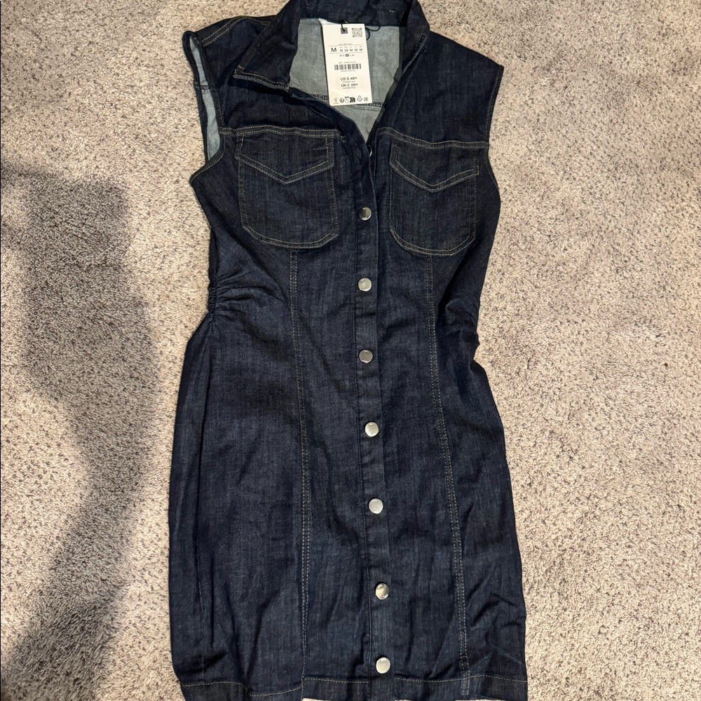 Denim Zara Dress-size M
